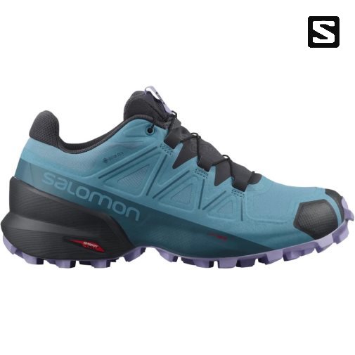 Turquoise Salomon Speedcross 5 GTX Women's Trail Running Shoes | PH 27948O